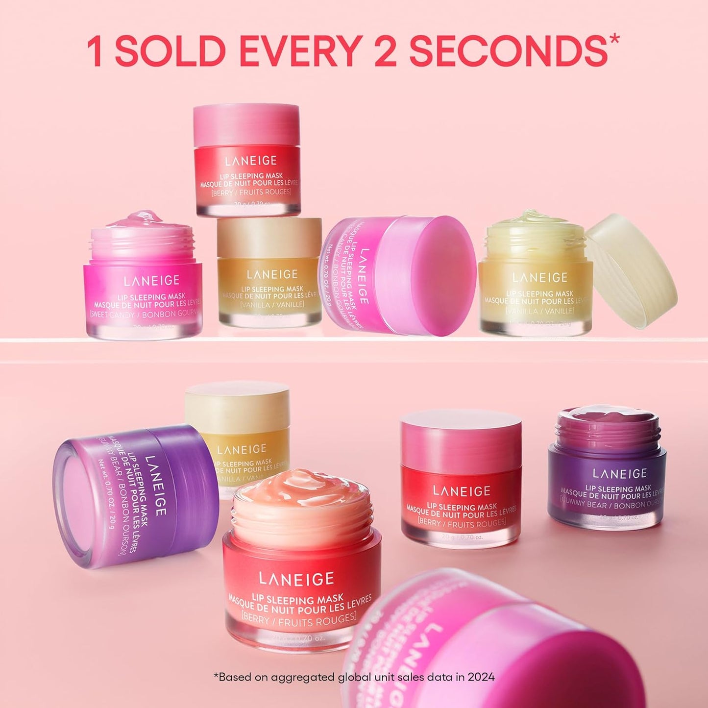 Revitalize Your Lips Overnight with LANEIGE Lip Sleeping Mask - Intense Hydration with Berry Complex, Vitamin C, and Nourishing Butters
