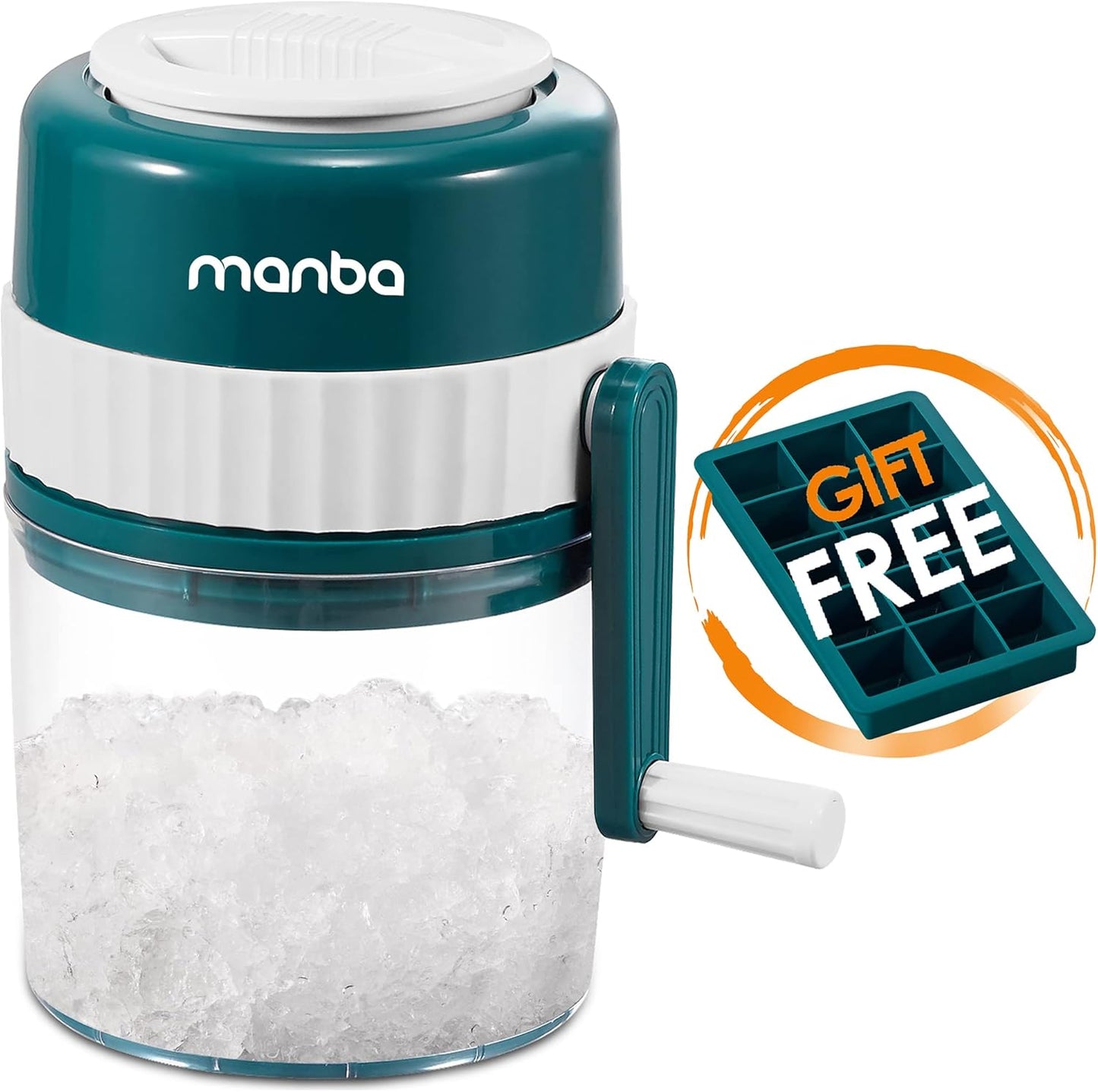 Portable Ice Shaver & Snow Cone Machine – Premium Electric Ice Crusher with Free Ice Cube Trays, BPA-Free Shaved Ice Maker for Home & Parties