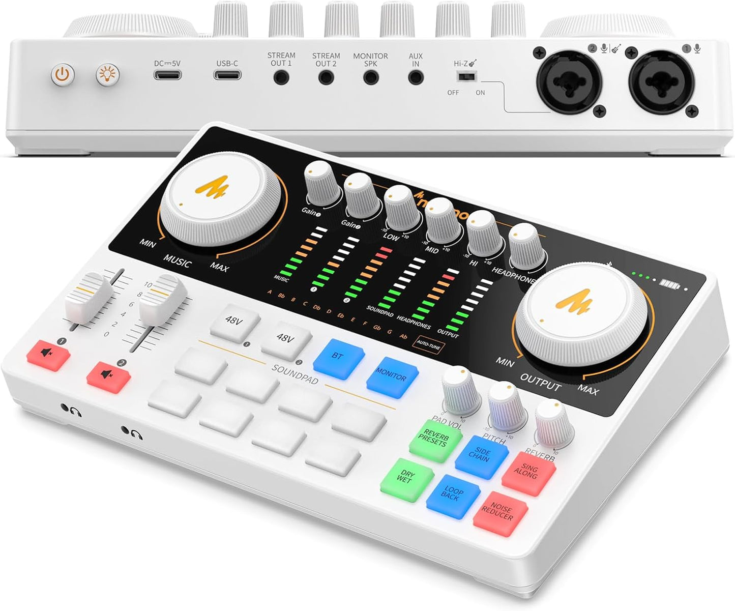 MAONO Podcast Equipment Bundle – Maonocaster E2 Gen2 Audio Interface Mixer with Dual XLR Input for Streaming & Recording