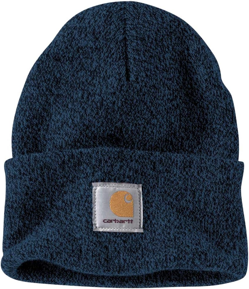 Carhartt Men’s Knit Cuffed Beanie – Warm Stretch Winter Hat for Work & Casual Wear