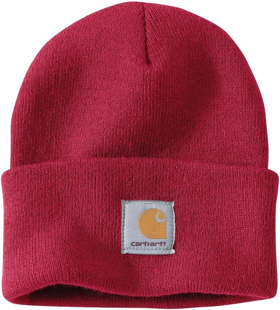 Carhartt Men’s Knit Cuffed Beanie – Warm Stretch Winter Hat for Work & Casual Wear