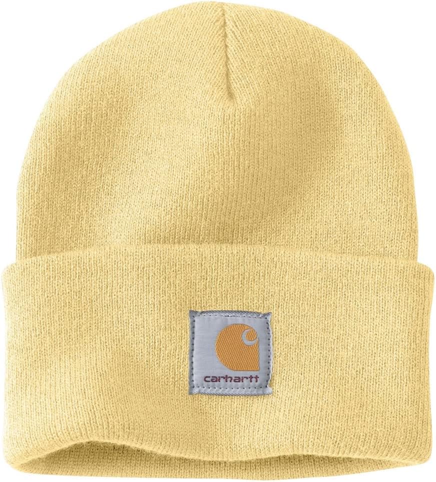 Carhartt Men’s Knit Cuffed Beanie – Warm Stretch Winter Hat for Work & Casual Wear