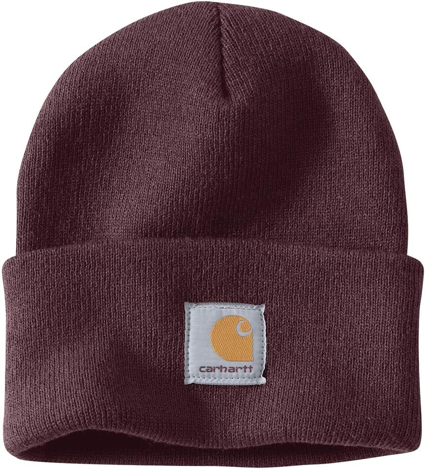 Carhartt Men’s Knit Cuffed Beanie – Warm Stretch Winter Hat for Work & Casual Wear