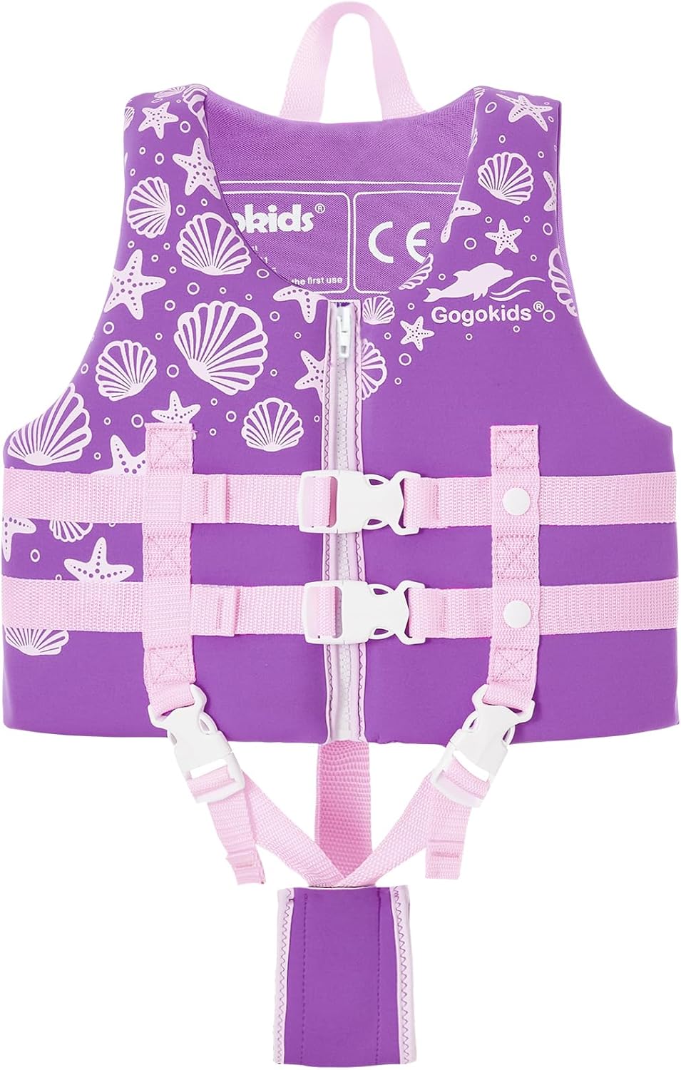 Gogokids Toddler Swim Vest for Kids, Adjustable Floaties Buoyancy Jacket for Boys & Girls, Safe Pool & Beach Swim Aid, Ages 2–8 Years (22–60 lbs)