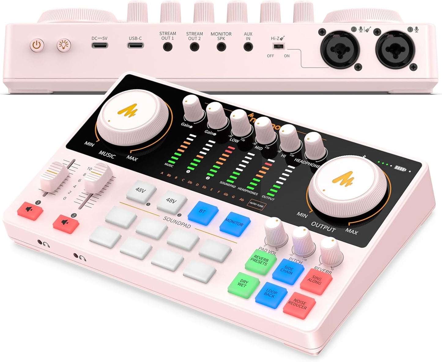 MAONO Podcast Equipment Bundle – Maonocaster E2 Gen2 Audio Interface Mixer with Dual XLR Input for Streaming & Recording