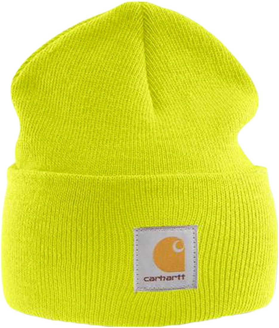 Carhartt Men’s Knit Cuffed Beanie – Warm Stretch Winter Hat for Work & Casual Wear