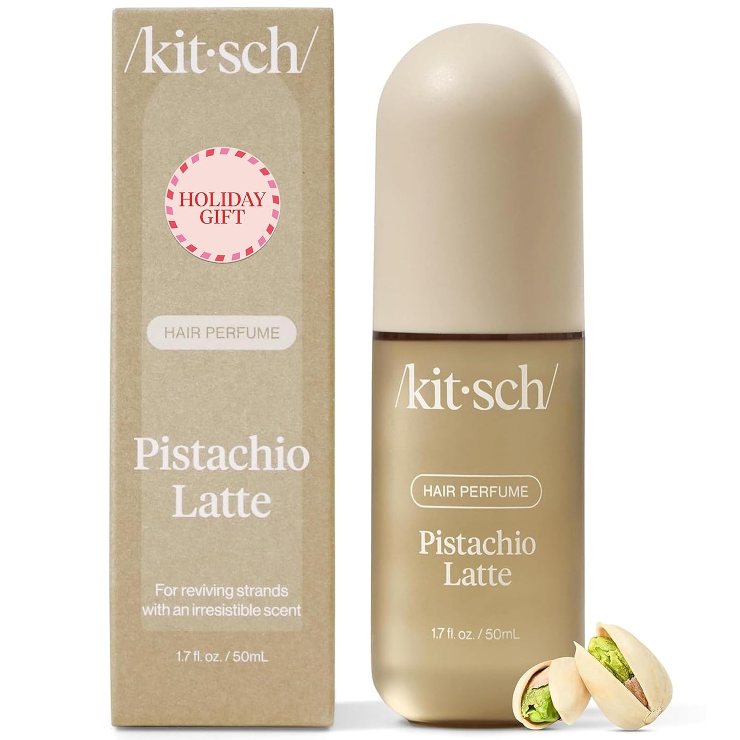 Kitsch Warm Sugar Hair Perfume & Body Mist for Women – Odor-Eliminating Hair Spray with Clean Ingredients, Pink Grapefruit & Vanilla Scent, Refreshes Hair, Body & Pillows, 50 mL