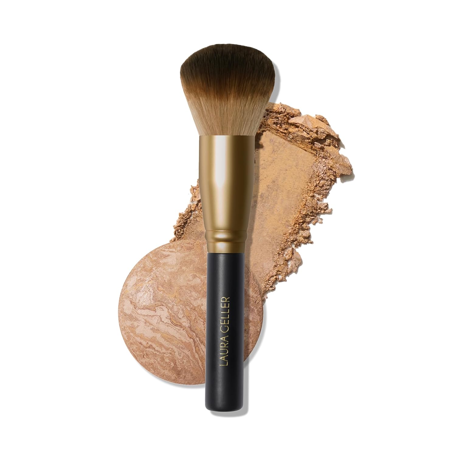 LAURA GELLER NEW YORK 01 Retractable Airbrush Kabuki Brush – Professional Makeup Brush, Cruelty-Free