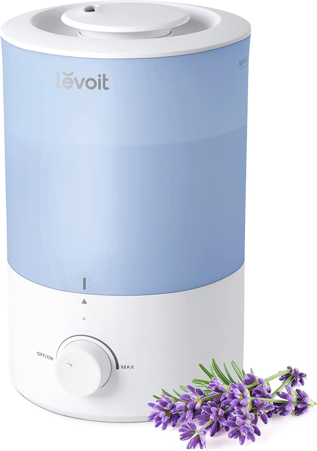 LEVOIT Top Fill Cool Mist Humidifier – 2.5L Tank for Large Rooms, Ultra-Quiet 26dB, Easy Clean, Auto Shut-Off, BPA-Free, Up to 25H Runtime