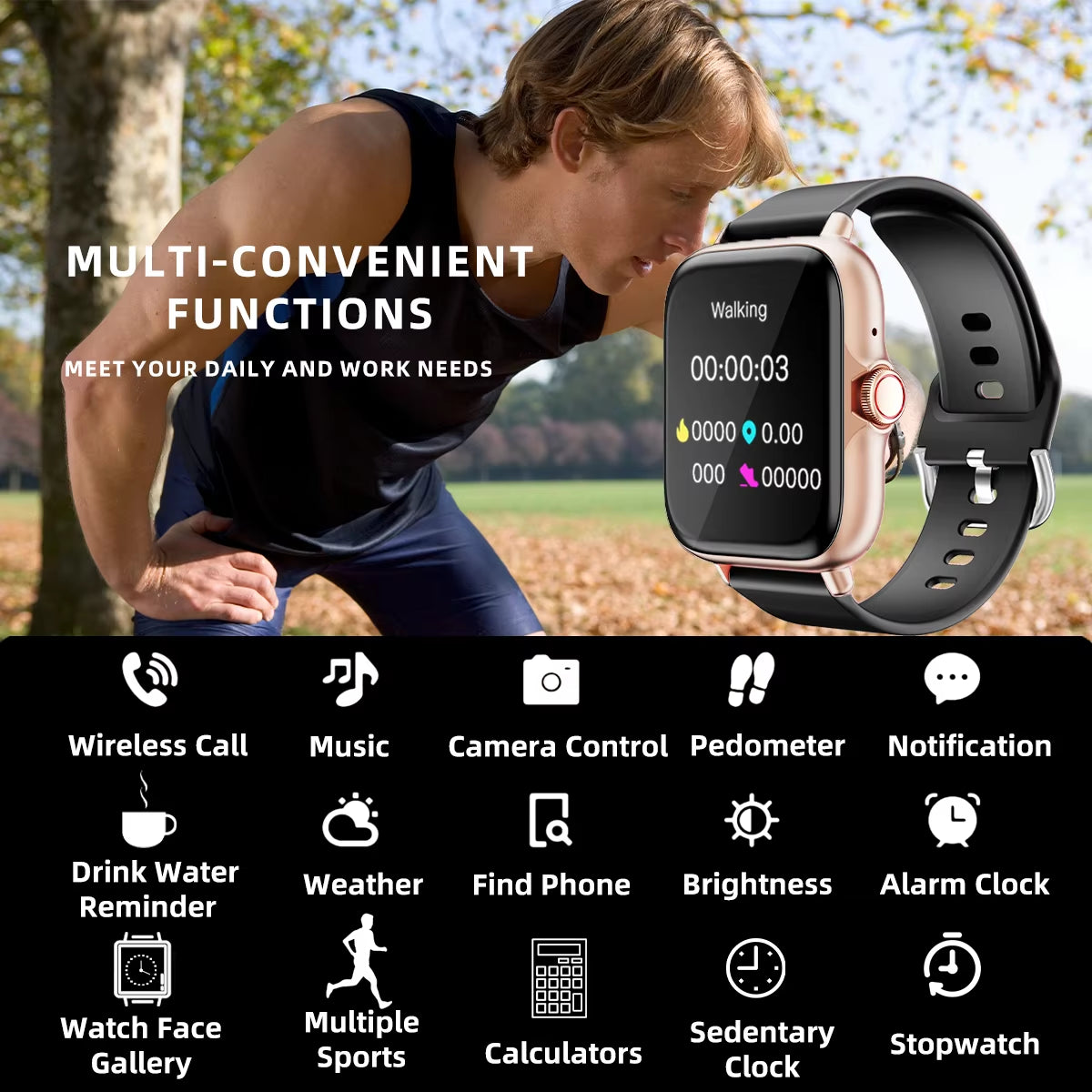 Waterproof Smart Watch: The Ultimate Companion for Fitness and Connectivity