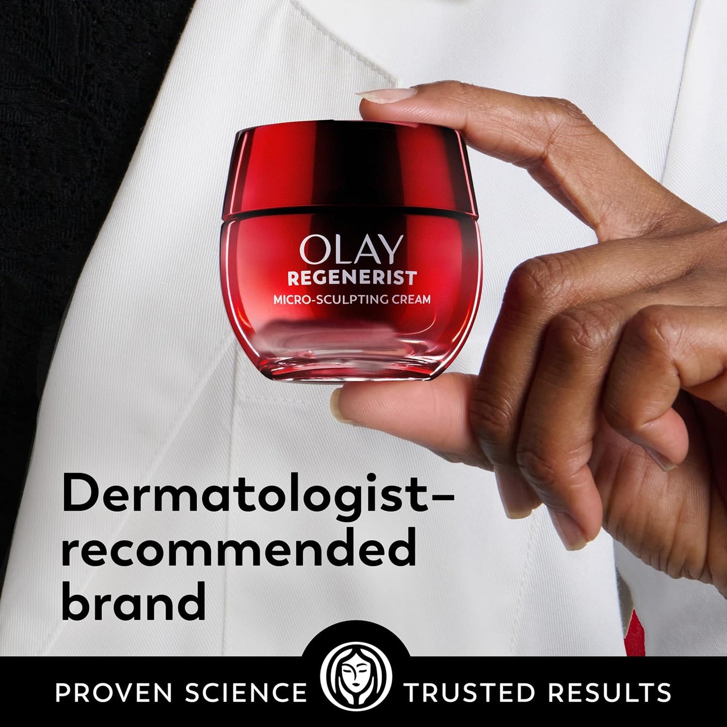 Olay Regenerist Micro-Sculpting Cream – Triple Collagen Anti-Aging Face Moisturizer with Peptides, Hyaluronic Acid & Niacinamide, Fragrance-Free