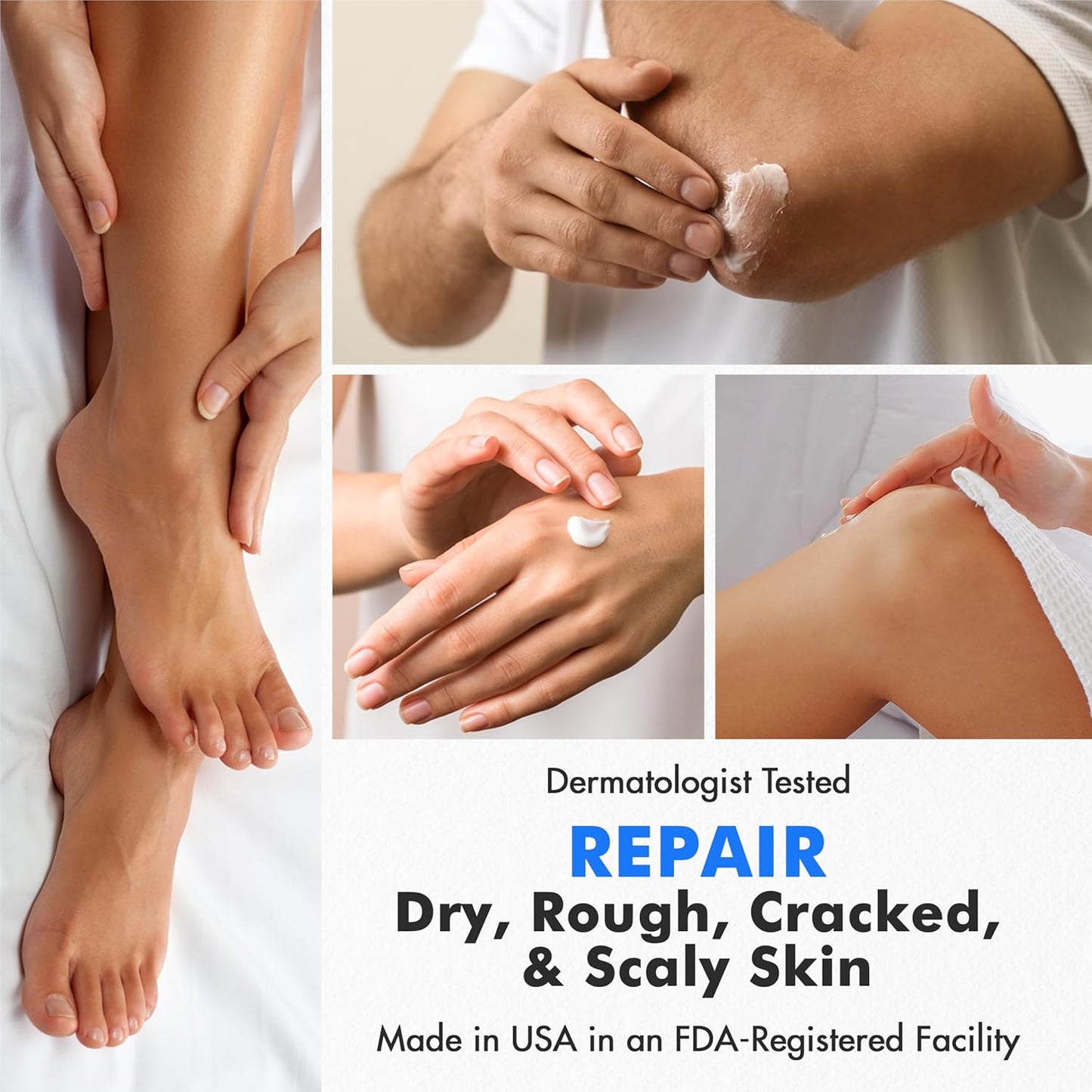 Ebanel Urea Cream 40% + Salicylic Acid 2% – Intensive Foot Cream for Dry, Cracked Heels, Callus & Dead Skin Removal, Skin Barrier Repair