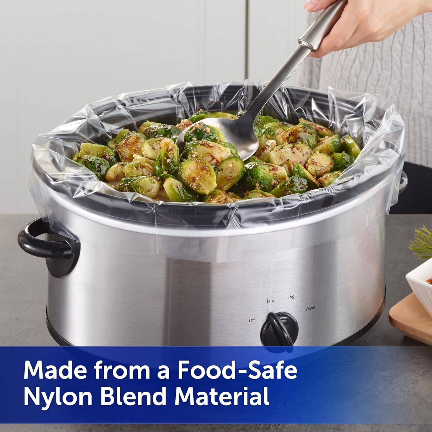 Reynolds Kitchens Regular Slow Cooker Liners – Fits 3–8 Quart Crockpots, Easy Cleanup, 6 Count
