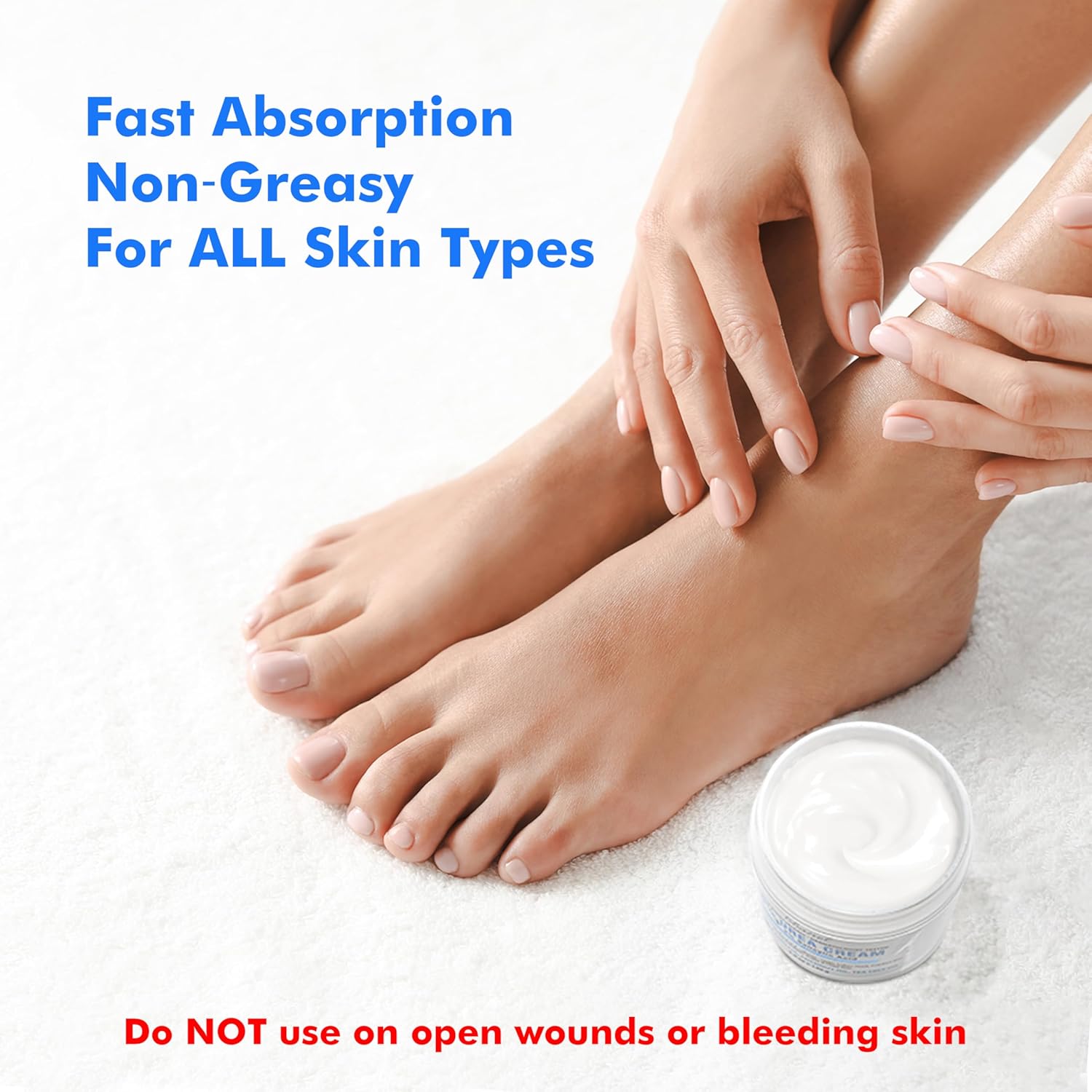 Ebanel Urea Cream 40% + Salicylic Acid 2% – Intensive Foot Cream for Dry, Cracked Heels, Callus & Dead Skin Removal, Skin Barrier Repair