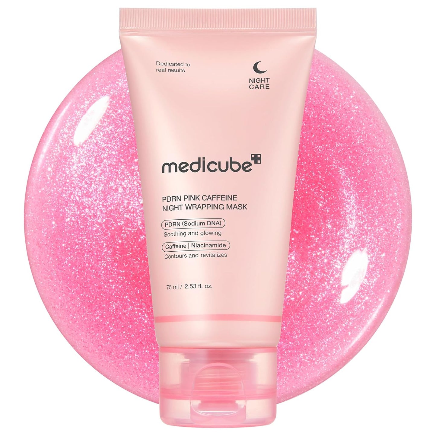 Medicube Collagen Wrapping Overnight Peel-Off Facial Mask – Elasticity & Deep Hydration Care, Reduces Sagging & Dullness, Hydrolyzed Collagen Glow Boost | Korean Skincare, 2.53 fl oz