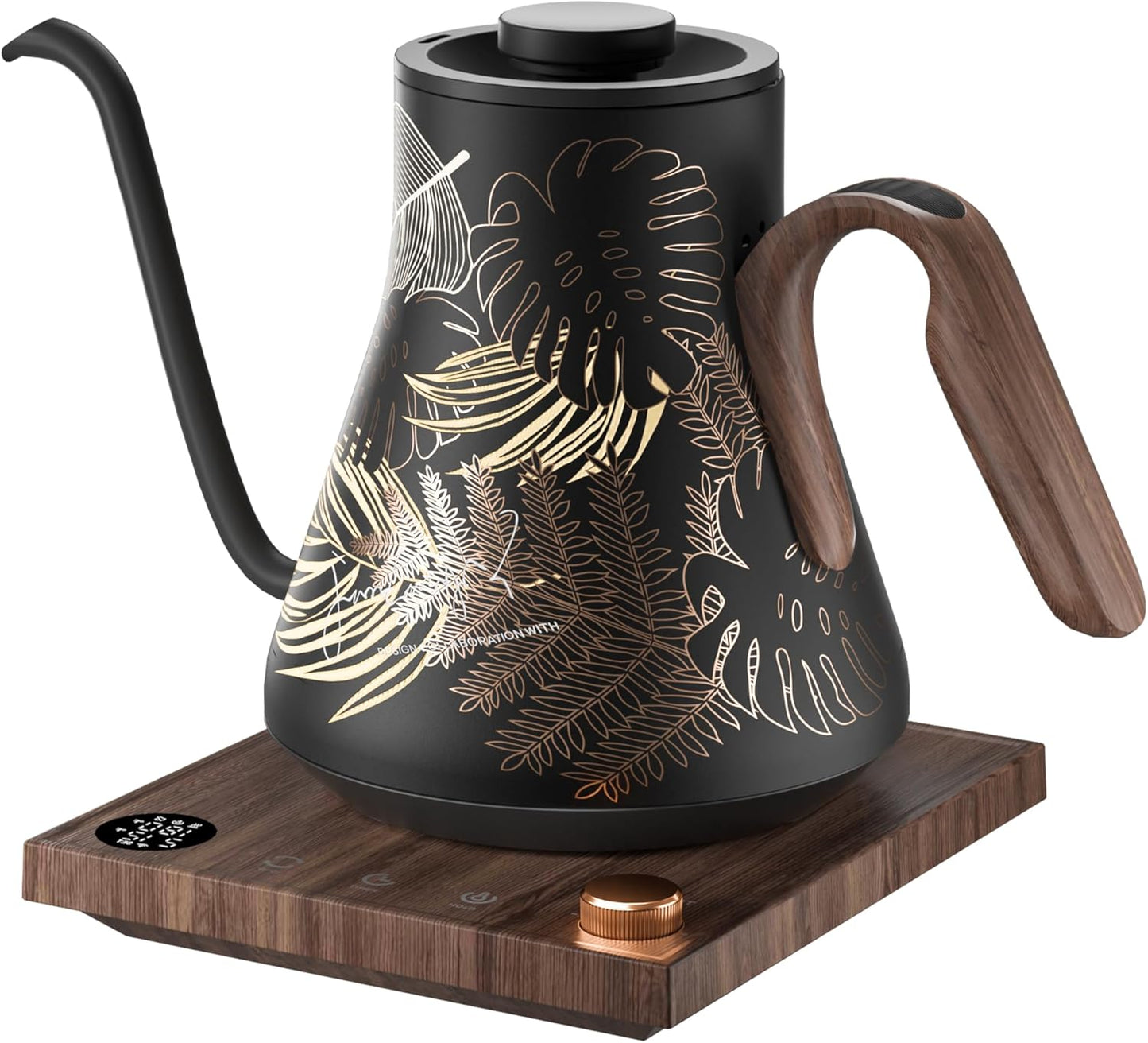INTASTING Electric Gooseneck Kettle, ±1℉ Precise Temperature Control, Stainless Steel Interior, Fast Heating for Pour Over Coffee, Tea & Boiling Water