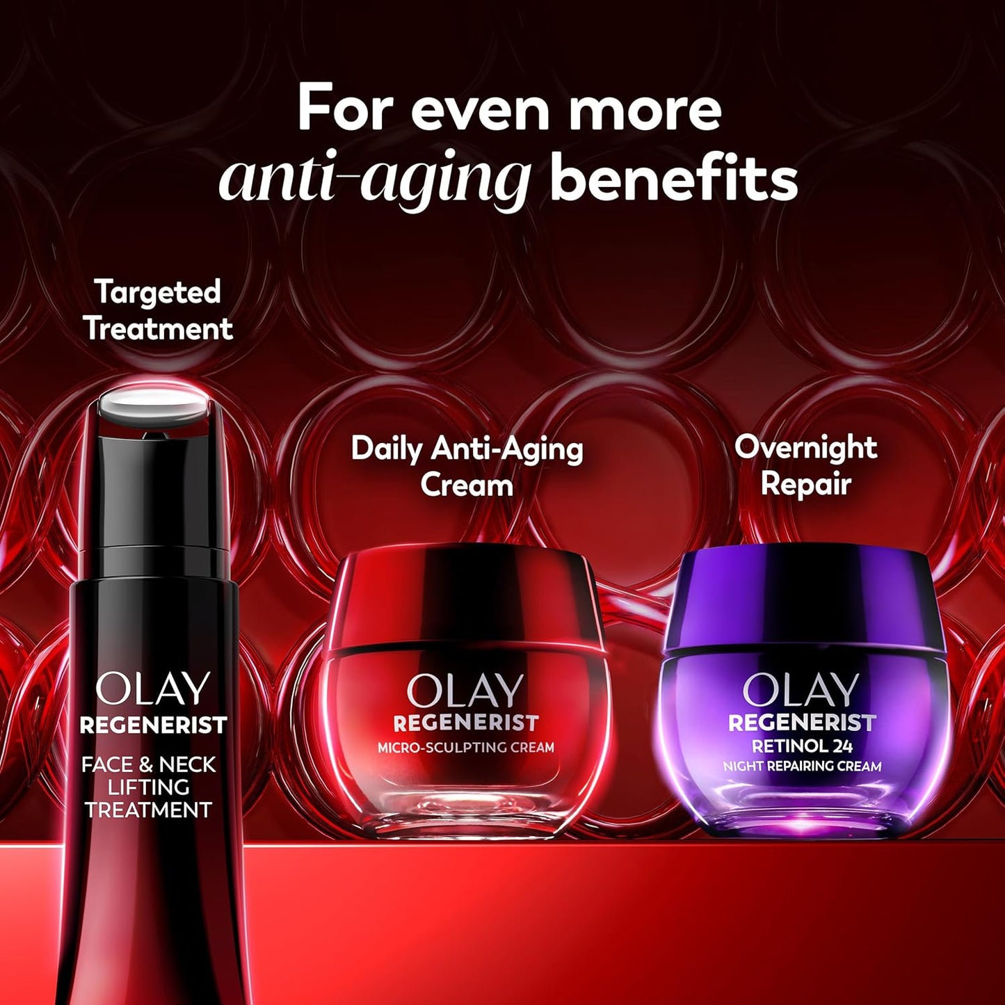 Olay Regenerist Micro-Sculpting Cream – Triple Collagen Anti-Aging Face Moisturizer with Peptides, Hyaluronic Acid & Niacinamide, Fragrance-Free