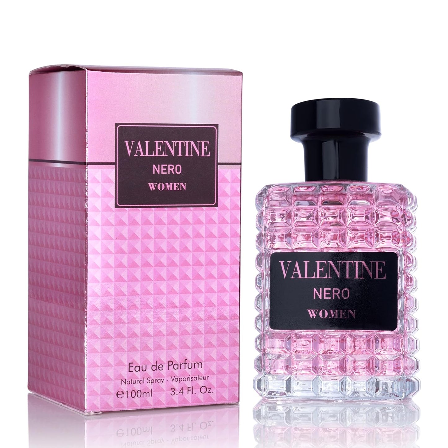 URBAN COLLECTION Valentine Eau De Parfum for Women – Amber Floral Fragrance with Jasmine, Bourbon Vanilla & Warm Woods, Modern Oriental Floral Scent, 100 ml Bottle