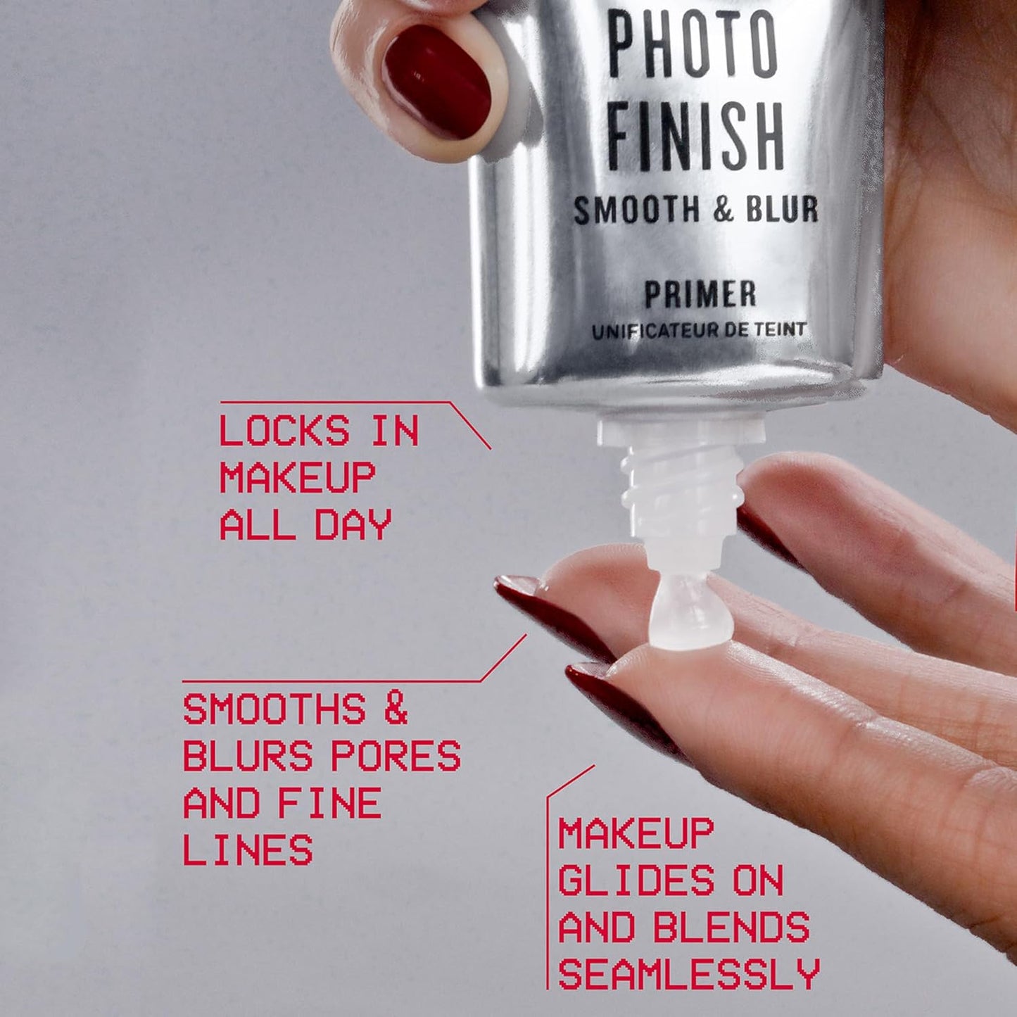 Smashbox The Original Photo Finish Smooth & Blur Makeup Primer – Instantly Smooths Skin, Blurs Fine Lines & Pores with Vitamins A + E