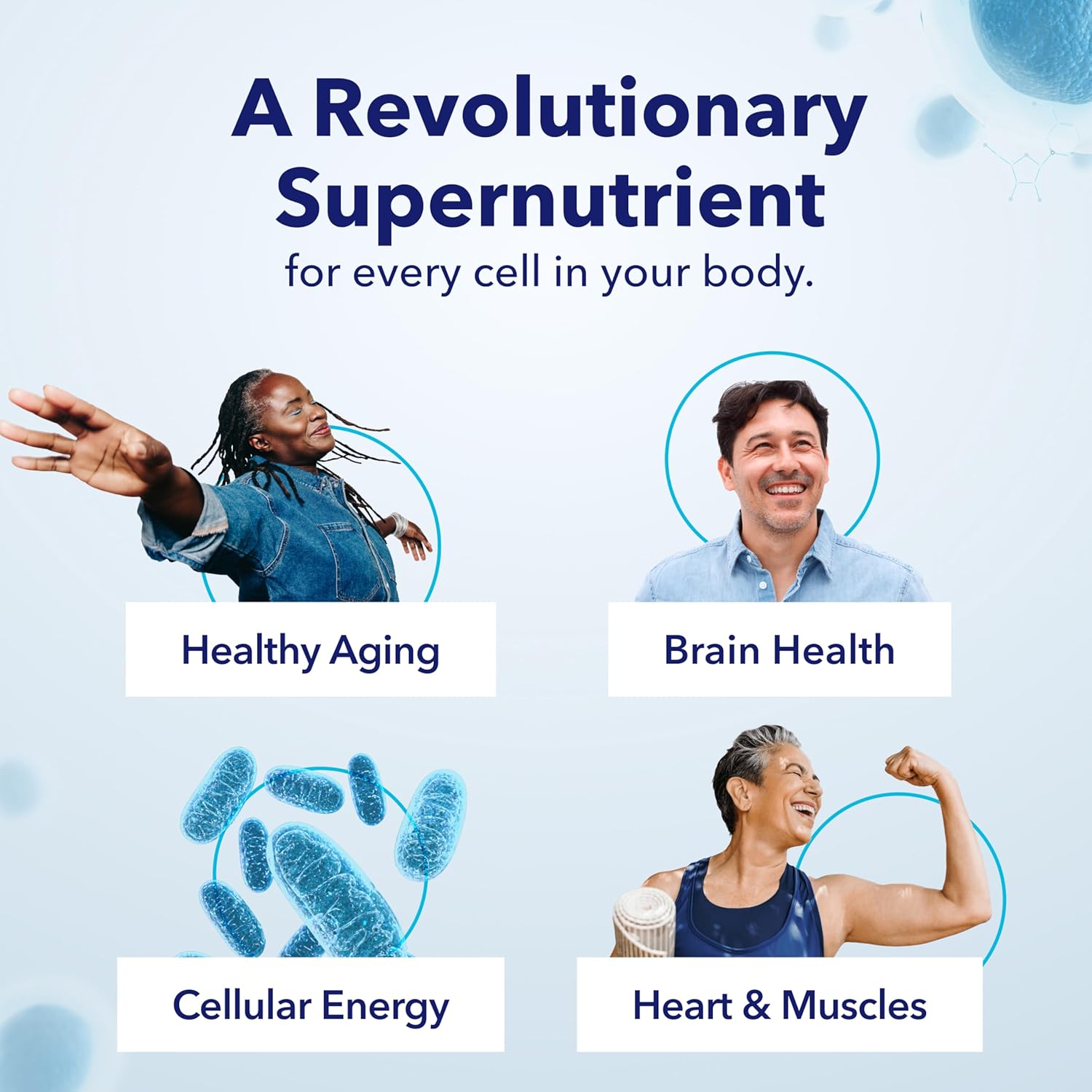 TRU NIAGEN NAD+ Booster Supplement 300mg – Supports Brain Health, Cellular Energy & Anti-Aging | Patented Niagen Formula | 30-Day Supply, 1 Capsule Daily