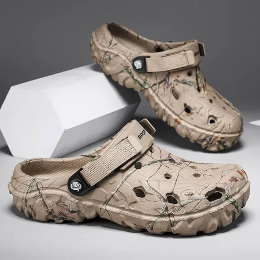 Crocs-Inspired Men’s Sandals – Comfortable, Durable & Non-Slip Slippers for All-Day Use