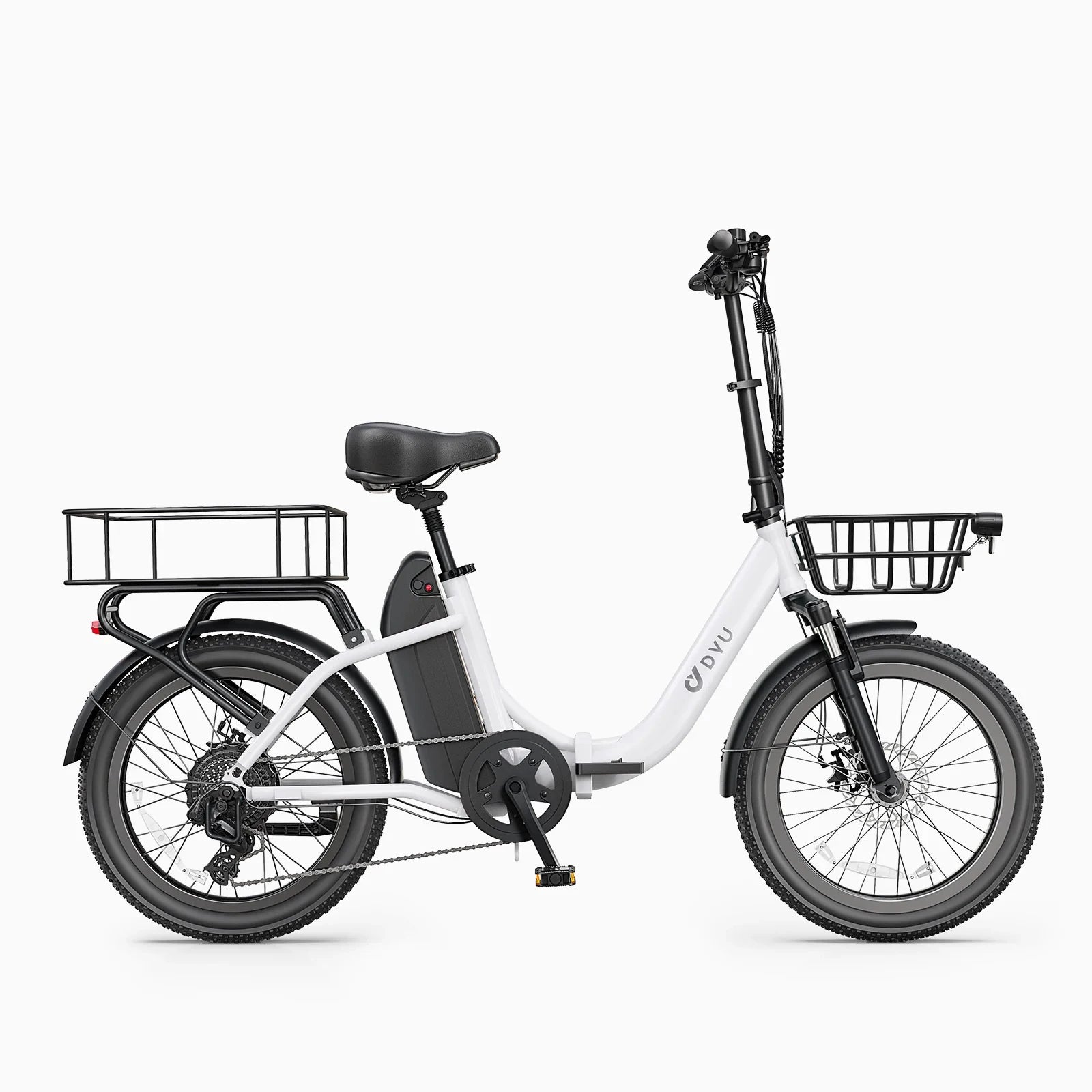 DYU C9 Folding Electric Bike – 20-Inch, 750W, 45km/h Max, Long-Range Electric Bicycle