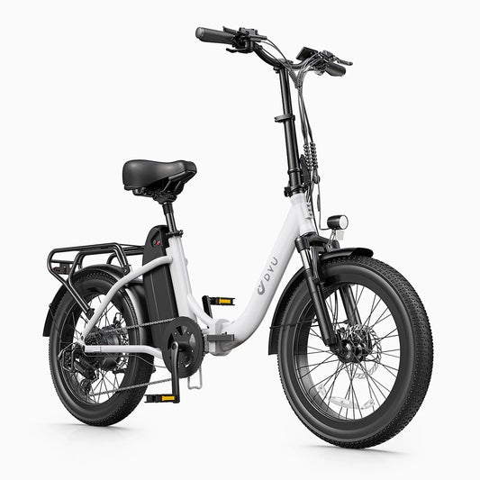 DYU C9 Folding Electric Bike – 20-Inch, 750W, 45km/h Max, Long-Range Electric Bicycle