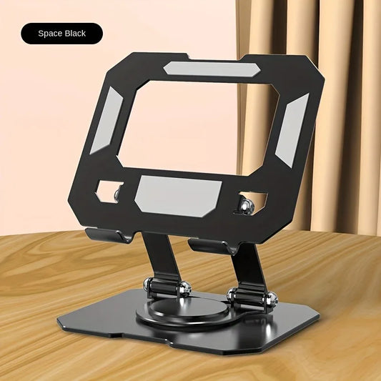 360° Rotatable Tablet Stand – Adjustable Foldable Desktop Holder for 4.7–12" iPad Pro/Air/Mini, Tablets & Laptops
