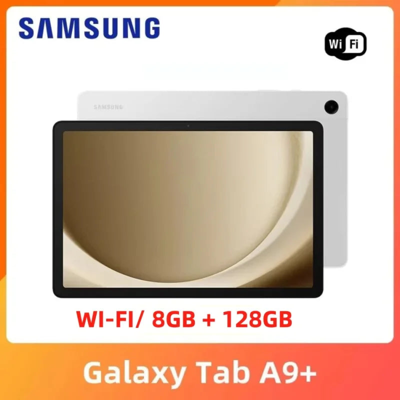 Samsung Galaxy Tab A9+ 11" Tablet – 8GB RAM, 128GB Storage, Octa-Core 2.2GHz, 90Hz Display, 8MP Camera, 7040mAh Battery