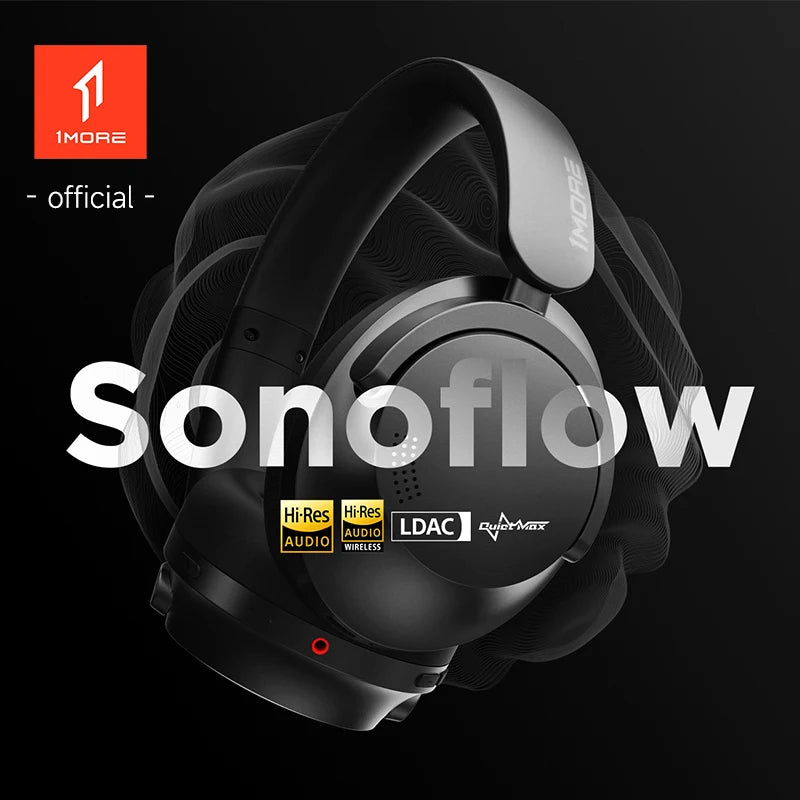 1MORE Sonoflow HC905 Wireless Headphones – Active Noise Cancelling Headphones, 70H Playtime, Bluetooth 5.0, Crystal-Clear Calls