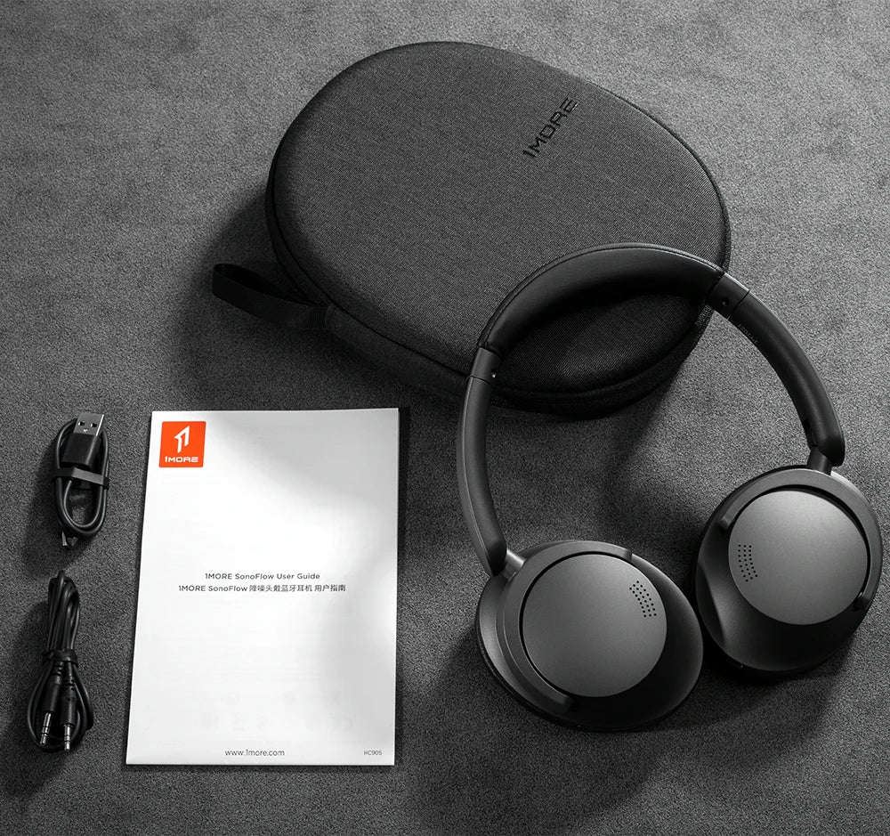 1MORE Sonoflow HC905 Wireless Headphones – Active Noise Cancelling Headphones, 70H Playtime, Bluetooth 5.0, Crystal-Clear Calls