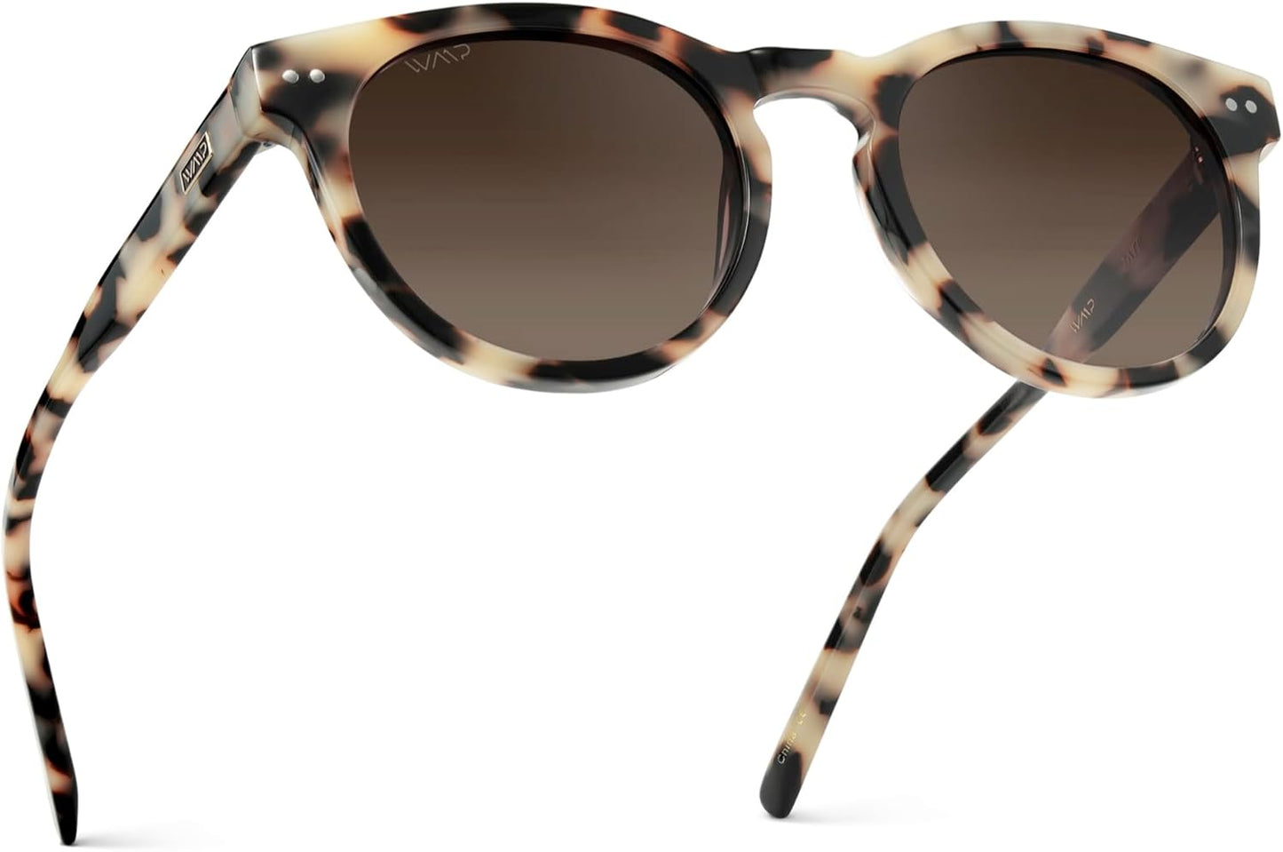 WearMe Pro Women’s Round Polarized Sunglasses – Retro Classic UV400 Protection Shades for Driving, Travel & Everyday Fashion Wear