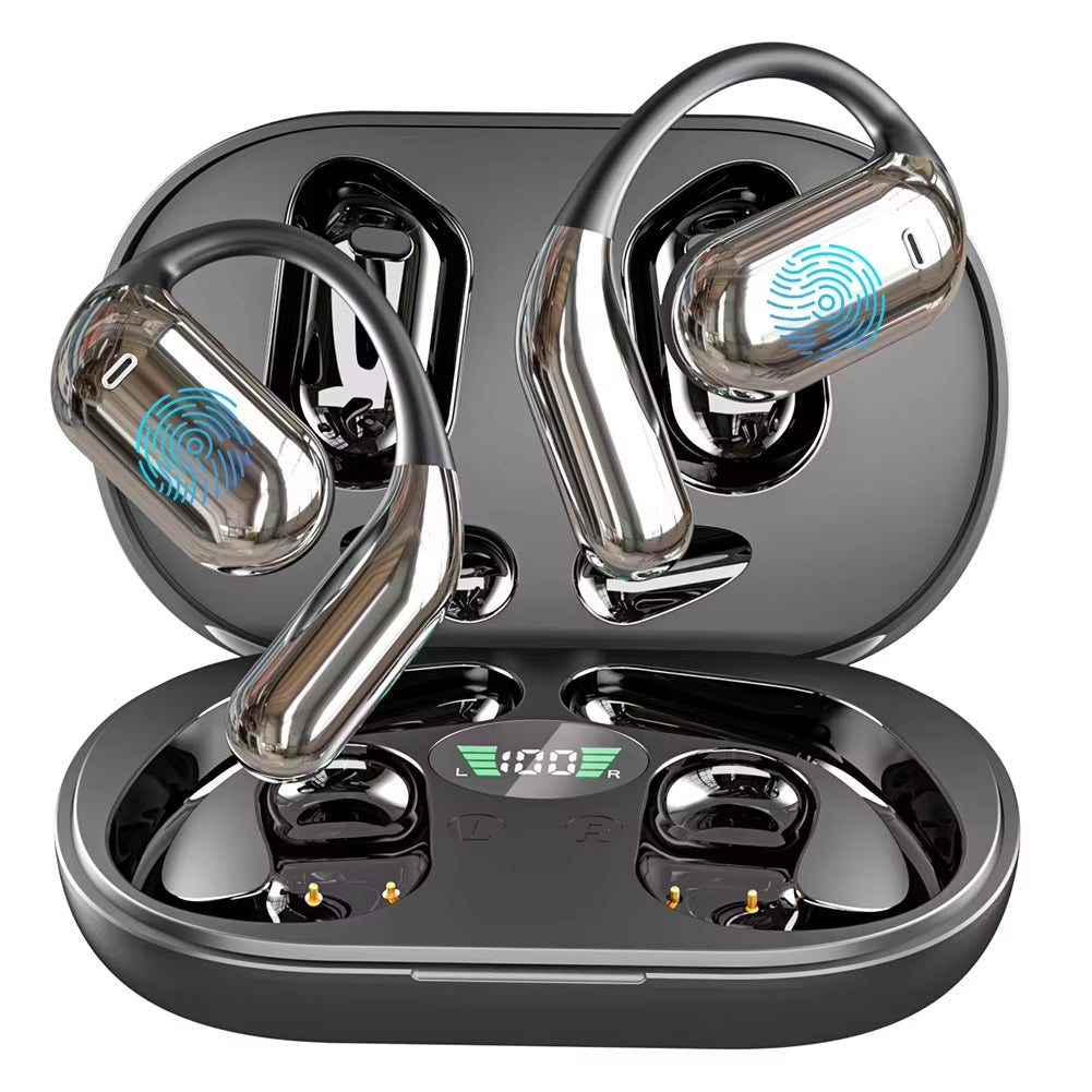 AI 3-in-1 Translator Earbuds: 140 Languages, Noise Cancelling Bluetooth 5.3 Headset with Instant Smart Voice Translation