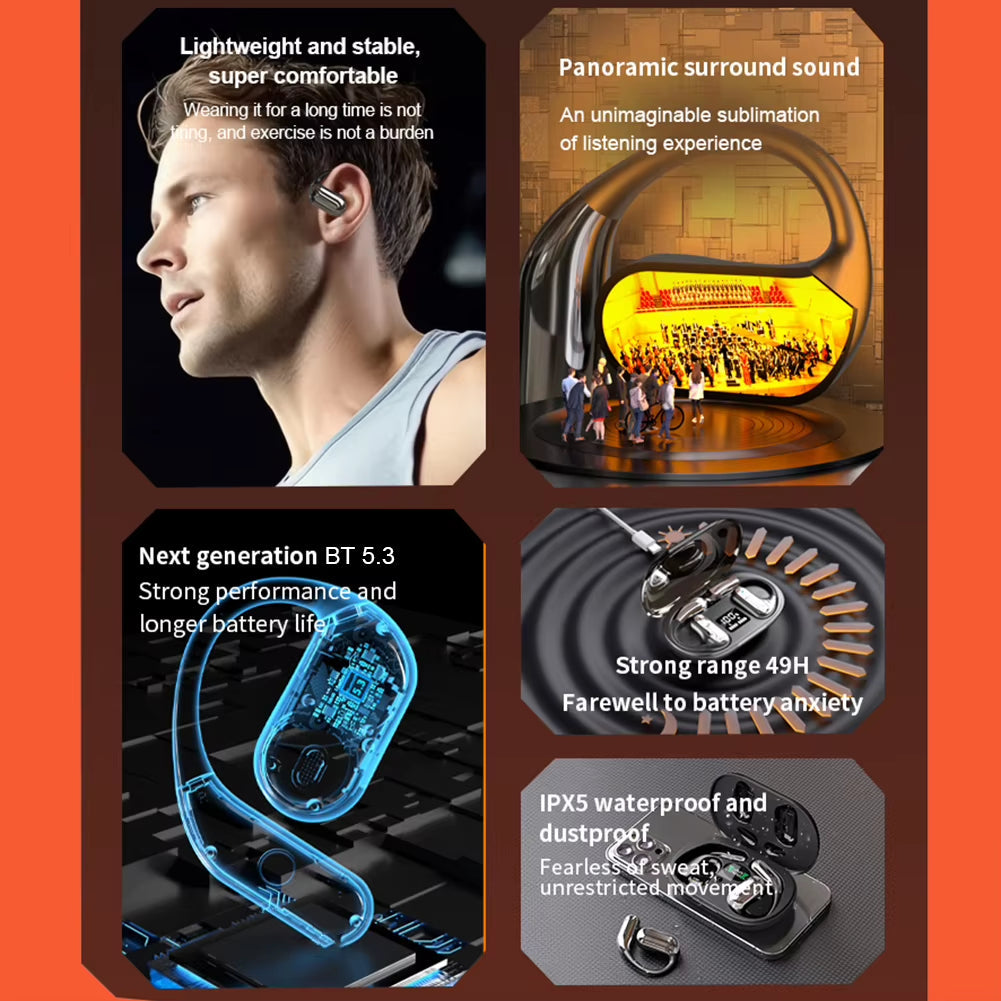 AI 3-in-1 Translator Earbuds: 140 Languages, Noise Cancelling Bluetooth 5.3 Headset with Instant Smart Voice Translation