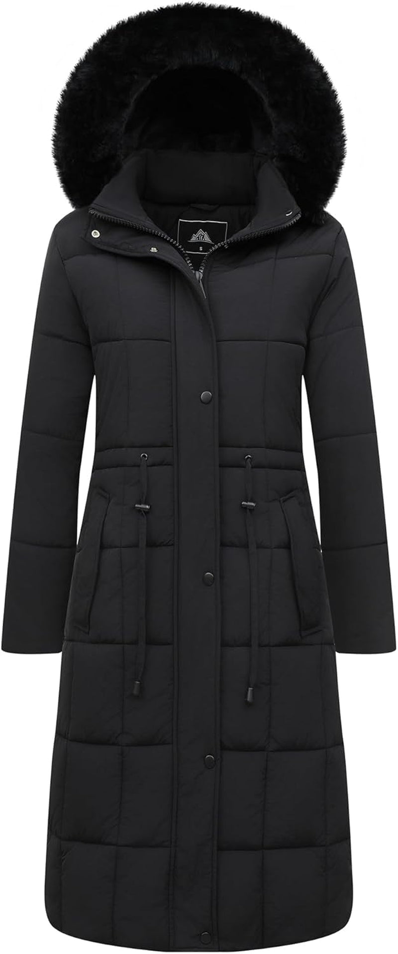 GOLDLADIES Women’s Long Waterproof Winter Coat – Warm Snow Parka for Cold Weather