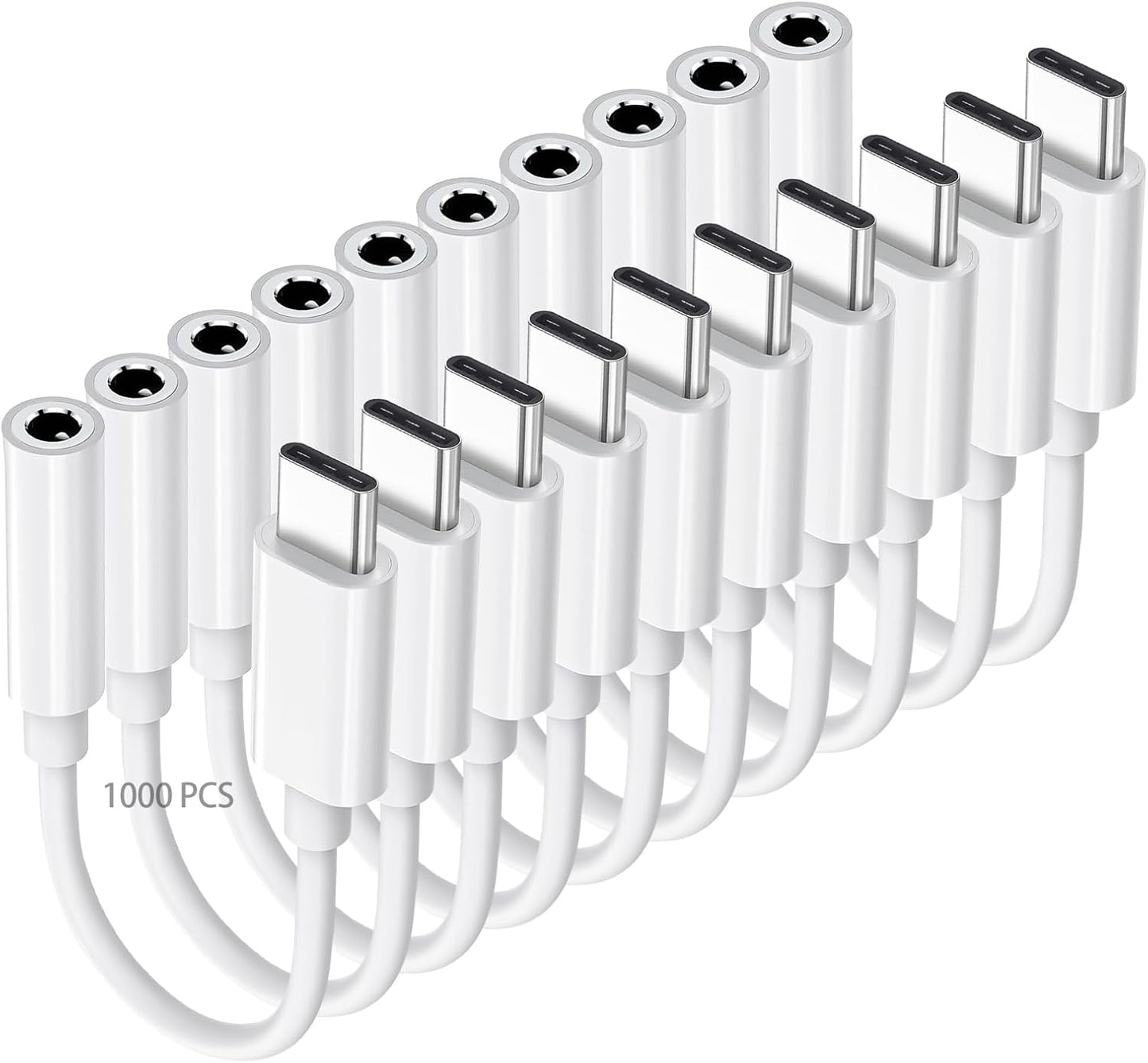Htrenc USB-C to 3.5mm Headphone Jack Adapter, Type-C Aux Audio Dongle Cable for iPhone 17/16/16 Pro/15/15 Pro/Pro Max/Plus, iPad, Samsung Galaxy S23/S22/S21, MacBook (2-Pack)