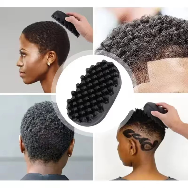 Curly Hair Sponge Twist Brush: Magic African Coil Wave Dreadlock Natural Hairbrush