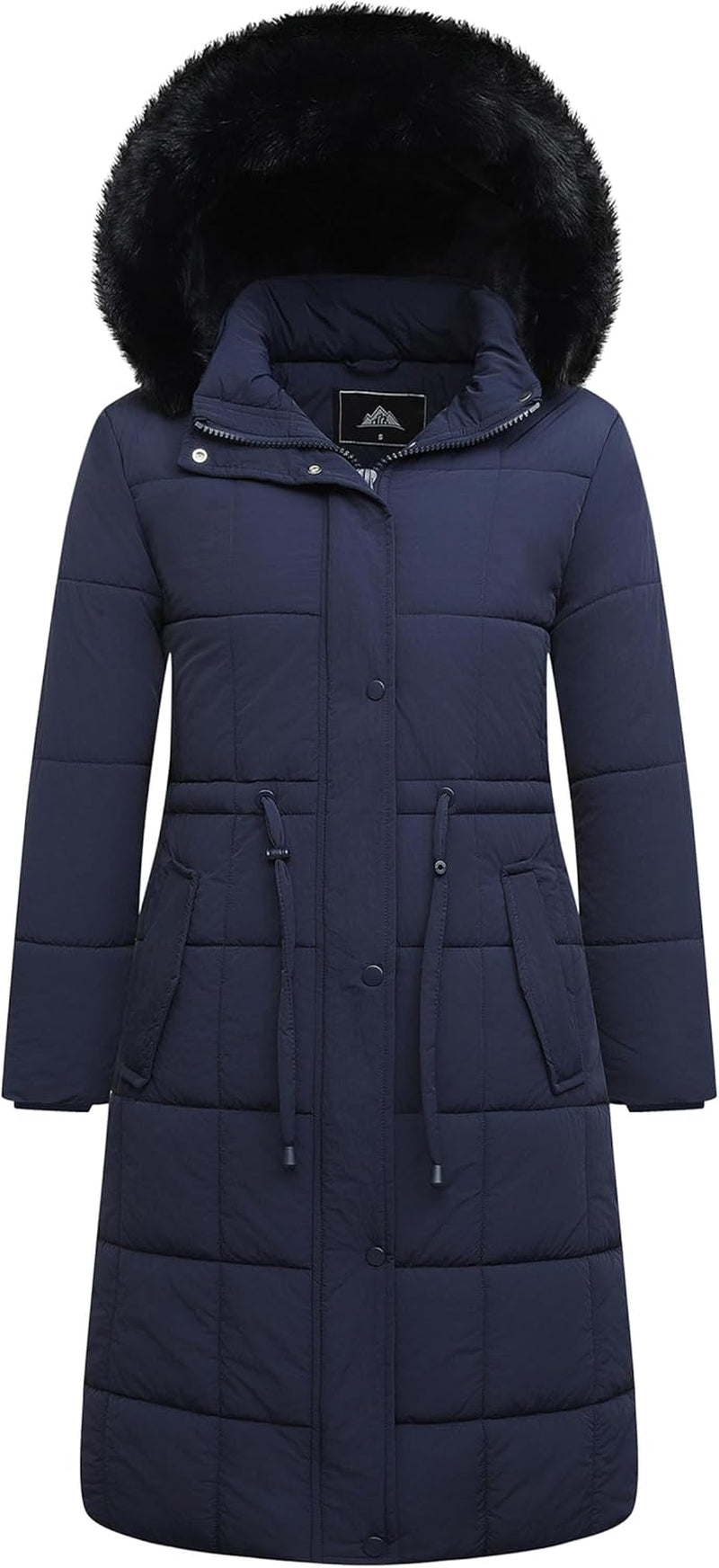 GOLDLADIES Women’s Long Waterproof Winter Coat – Warm Snow Parka for Cold Weather