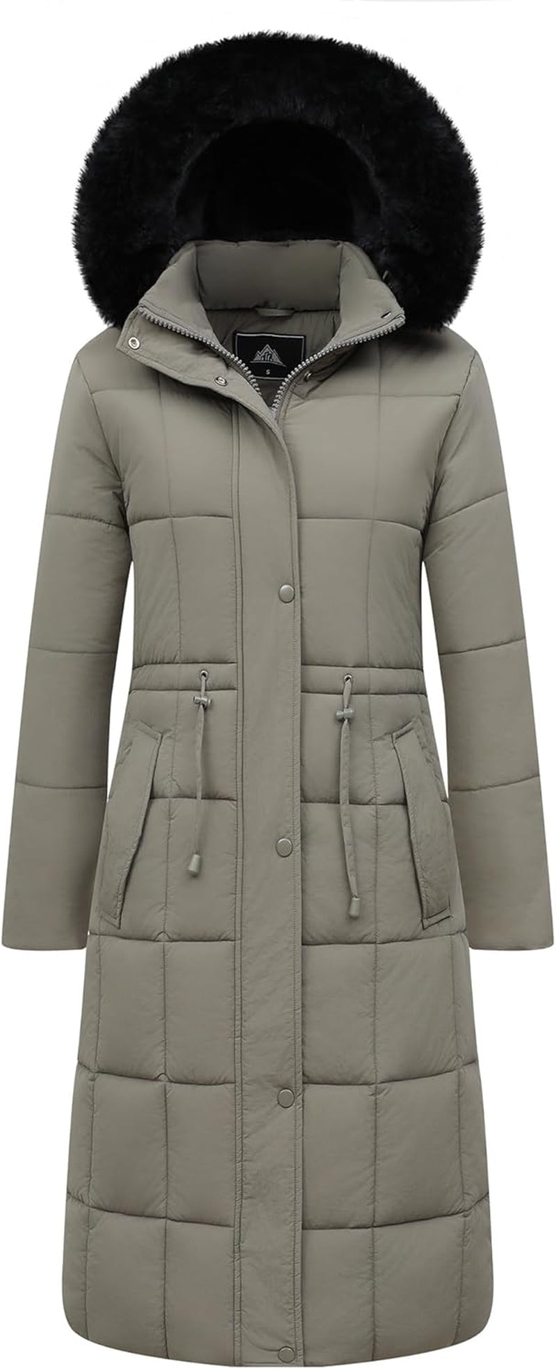 GOLDLADIES Women’s Long Waterproof Winter Coat – Warm Snow Parka for Cold Weather